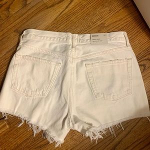 Agolde white Parker shorts! New with tags!